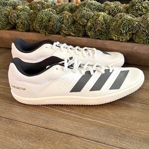 adidas White and Black Throwstar Throwing shoes Men’s US size 11.5 NWOT
